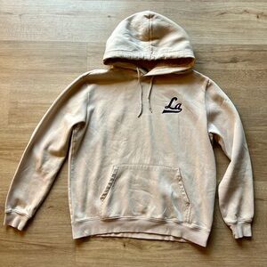 Tan LA Hoodie, Size L, Great Condition
